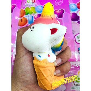 SQUISHY KEM CÁ NGỰA NHẮM MẮT TO