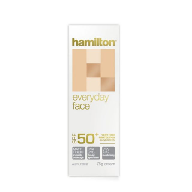 (HÓT) KEM CHỐNG NẮNG HAMILTON EVERYDAY FACE CREAM SPF 50+ (CÓ MẪU MỚI)