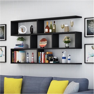 Kệ Sách Gỗ Treo Tường 1m20 x 75cm như hình
