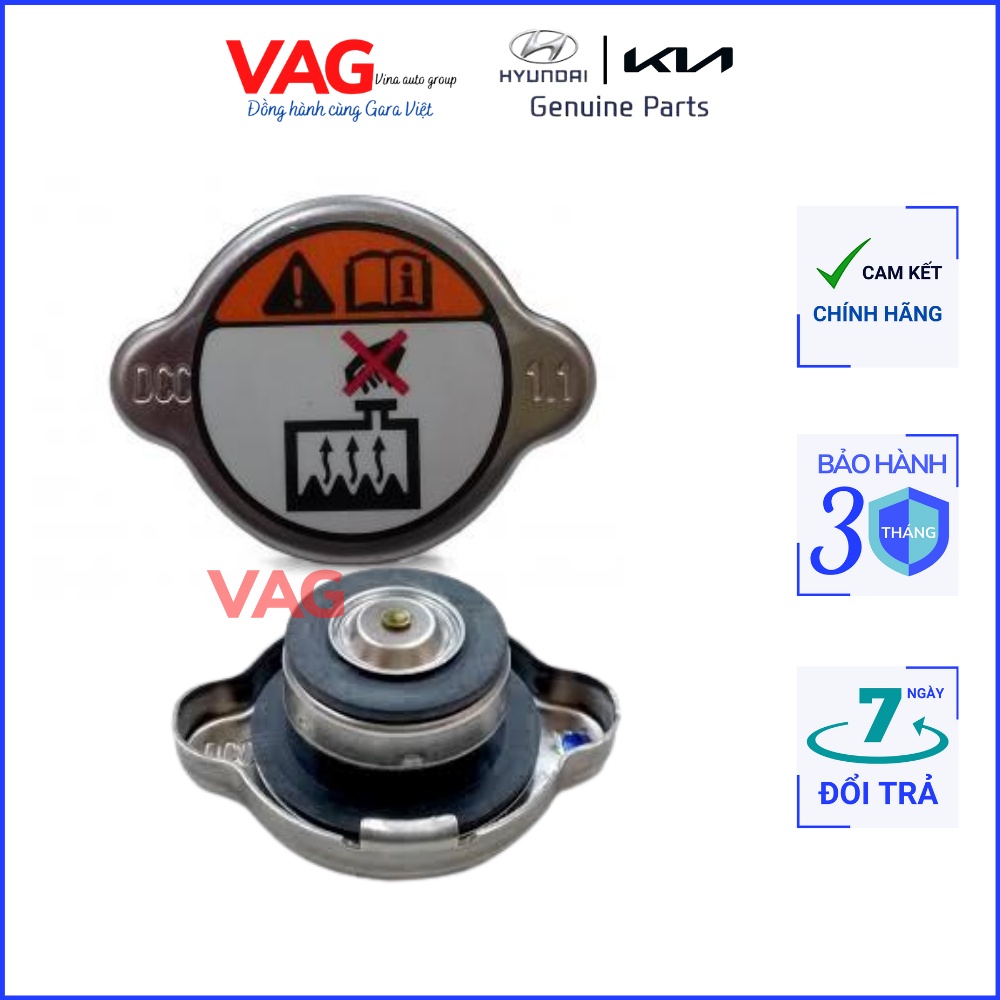 Nắp két nước Hyundai  0.9/ 1.1 Nhĩ to dùng cho Nhiều dòng xe Kia, Hyundai Mã 25330 17000