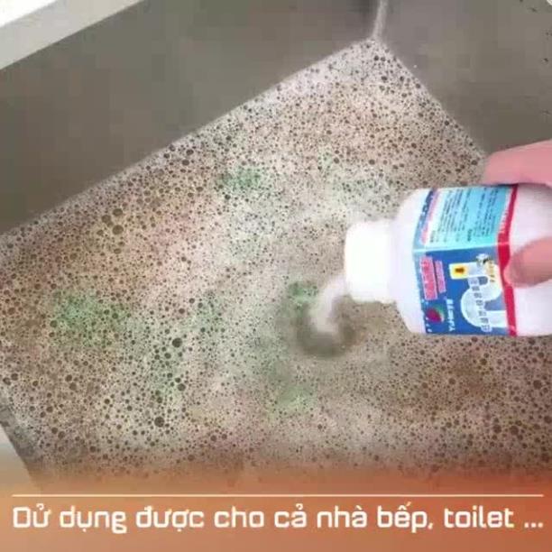 Bột Thông Tắc Cống Cực Mạnh - Thông Tắc Cống, Đường Ống, Bồn Cầu, Bồn Rửa Mặt