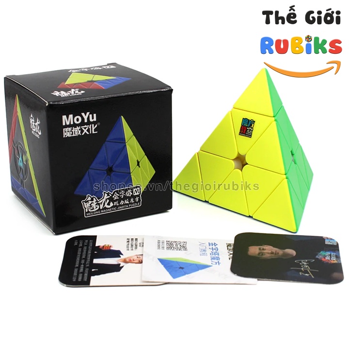 Rubik Tam Giác MoYu Pyraminx M Có Nam Châm