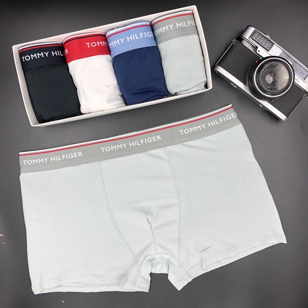 Quần lót nam boxer, quần sịp đùi nam co giãn, vải cotton thâm hút vượt trội TVIP02