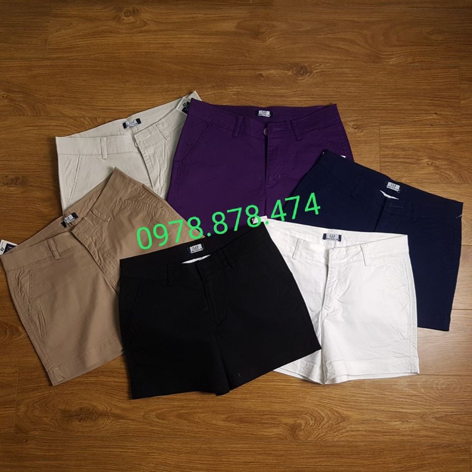 [Bigsize] Quần Sọt Kaki Nữ Vải Co Giãn Lưng Thun Nhiều Màu Ảnh Trải Sàn