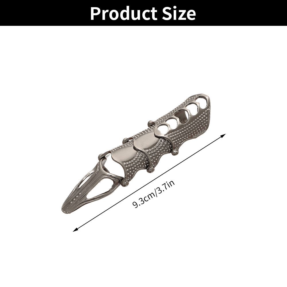 Nhẫn Hình Móng Vuốt Bằng Kim Loại Nhiều Màu Thời Trang