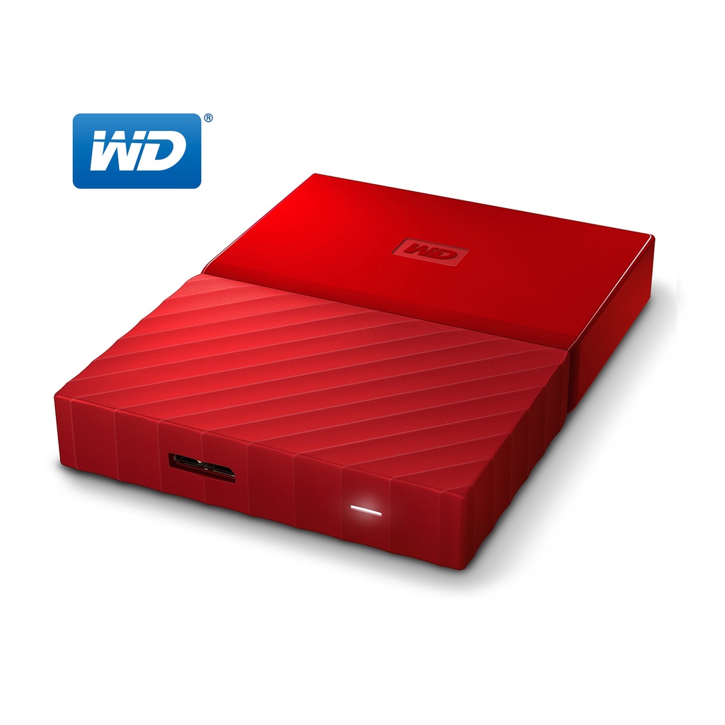 Ổ Cứng Di Động HDD WD My Passport 1TB/ 2TB/ 4TB - Tặng Kèm Bóp Chống Sốc
