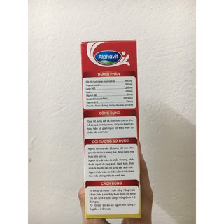 Alphavit bổ sung sắt hộp 20 ống