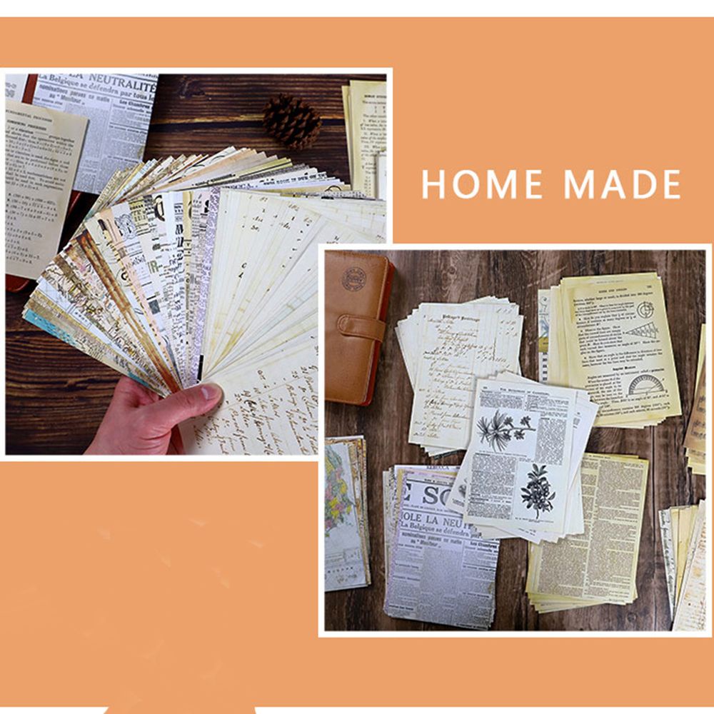 Giấy ghi chú phong cách vintage cổ điển độc đáo trang trí sổ tay/ văn phòng/ trường học