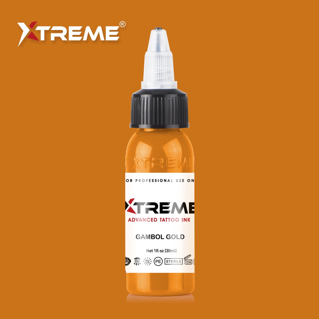 Mực xăm hình tattoo màu cam - XTREME INK chính hãng USA