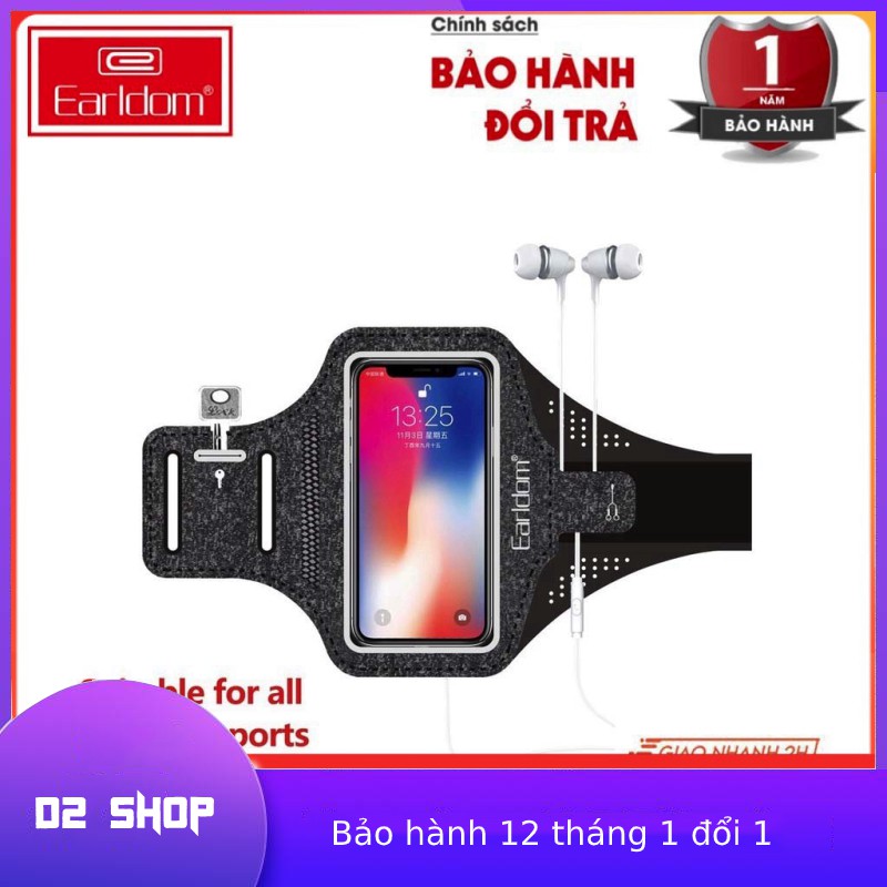 [Xả hàng tết] Đai đeo tay chạy bộ đựng điện thoại Earldom ST S2 chính hãng nhiều màu sắc phù hợp tập gym thể dục