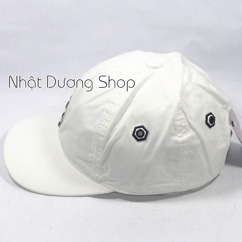 [ Hình thật ]Nón kết cao cấp  - Chất liệu vải kaki kết hợp với mặt da tròn họa tiết &amp; chữ Z cùng với sò kiểu nổi bật