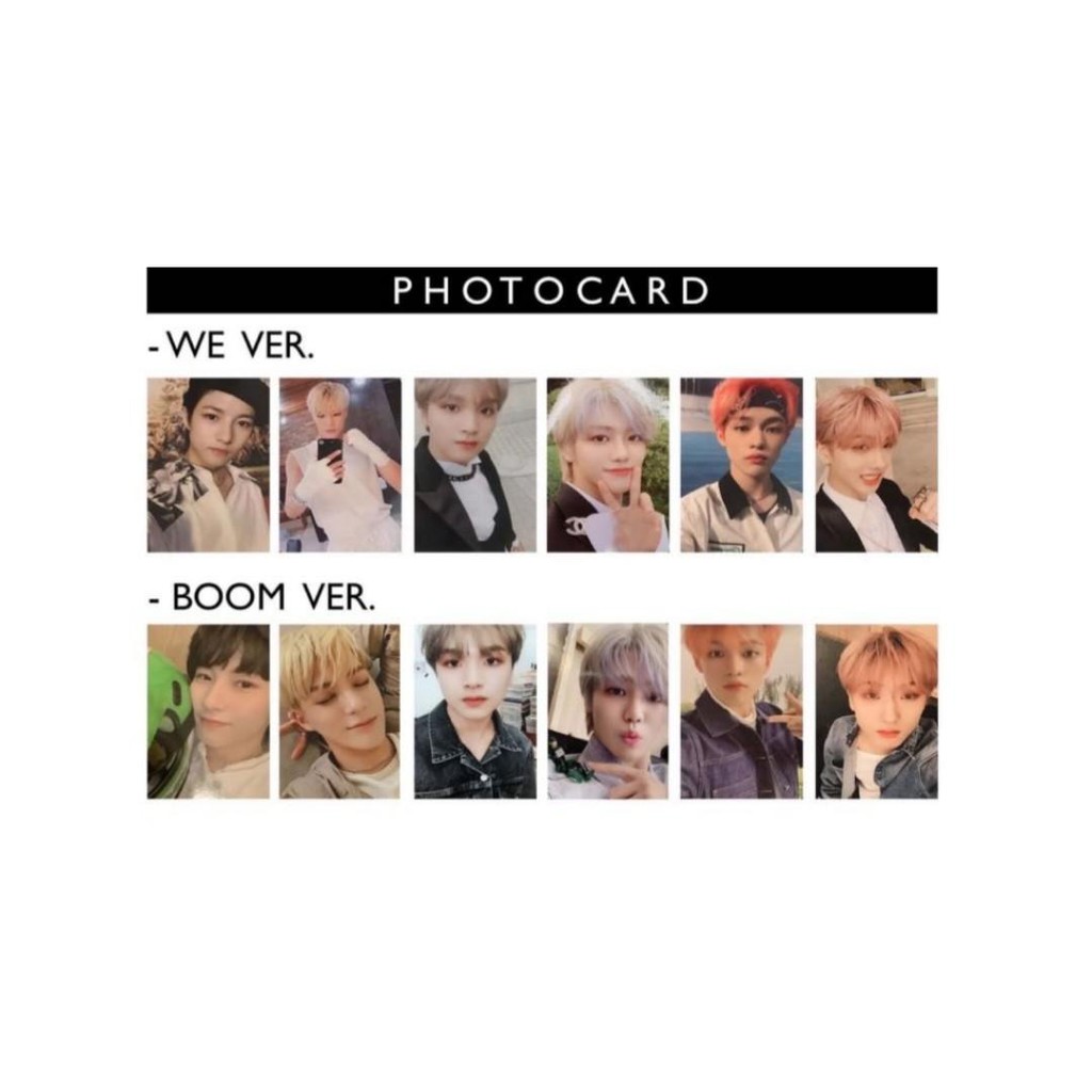 Bộ card NCT Dream "We boom" UNOFFICIAL