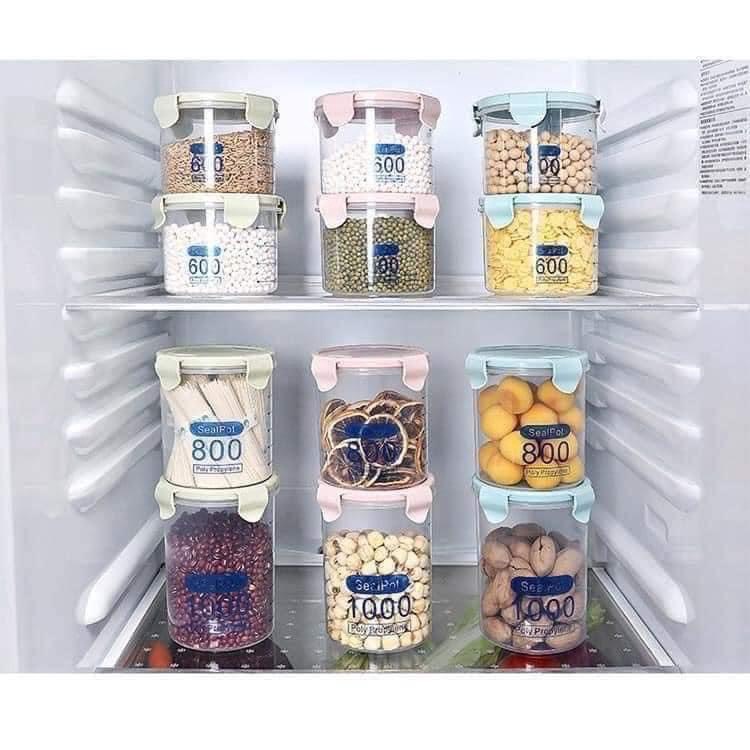 Set 3 Hộp Nhựa Chia Vạch Đựng Thực Phẩm Cực Kỳ Tiện Lợi