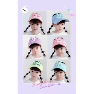 Mũ hở đầu cho bé Rabbit hottrend 2021