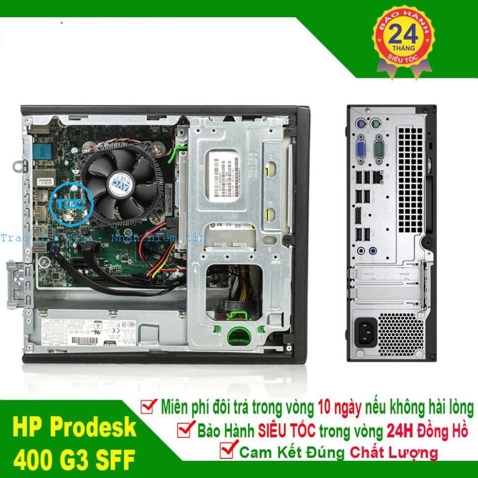 Case máy tính để bàn HP ProDesk 400 G3 main H110, cpu core i3 6100, ram 4GB, SSD 120GB. Hàng Nhập Khẩu.