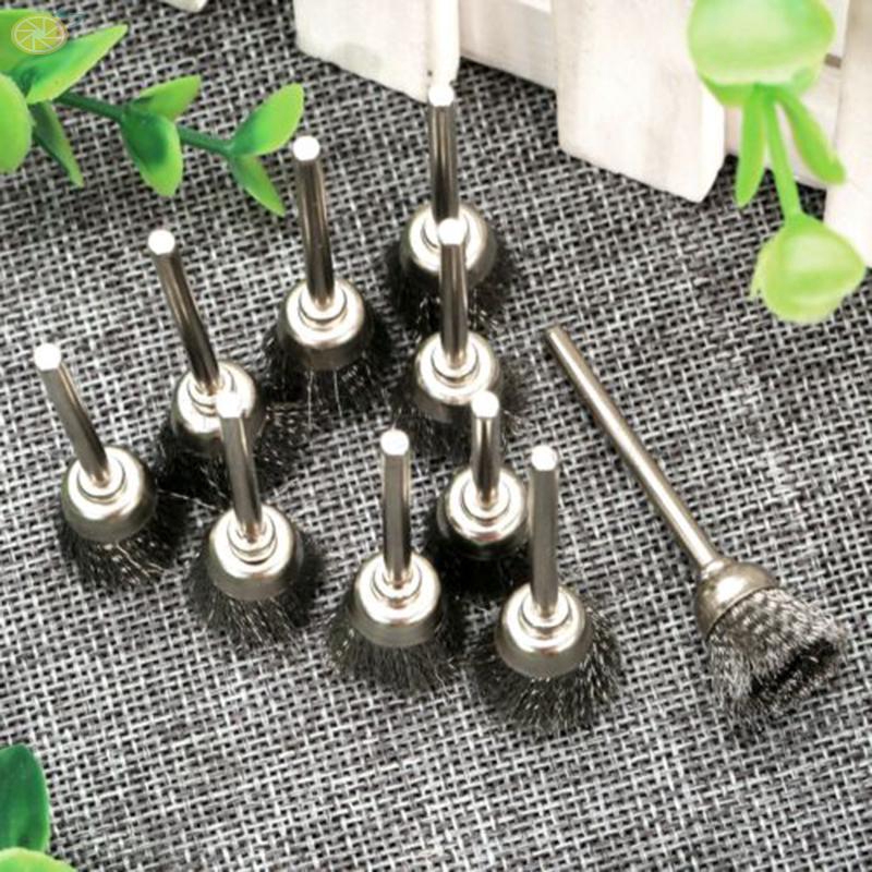 Set 20 chổi nhôm 3mm đánh bóng làm sạch bề mặt kim loại chuyên dụng