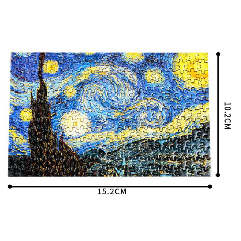 Bộ 234 Mảnh Ghép Tranh mini Hình Tranh Van Gogh Cho Bé Và Người Lớn