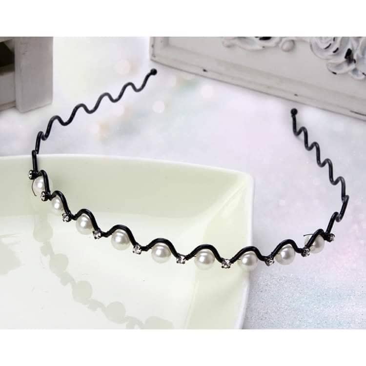 Bờm tóc đính đá và ngọc trai nhân tạo