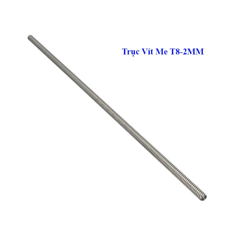 Vitme T8 bước 2mm, bước 4mm, bước 8mm