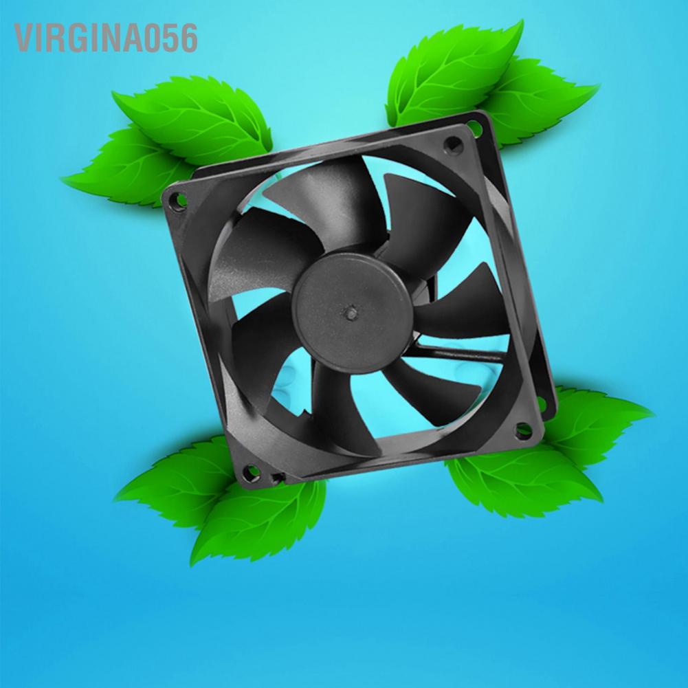 Virgina056 Aquarium Fish Tank Cooling Fan Reduce Water Temperature Adjustable Wind Speed US Plug 110‑240V