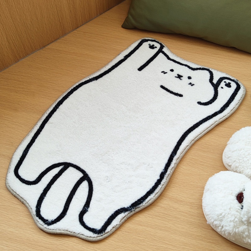 Thảm lót cửa chùi chân Họa Tiết Hoạt Hình Chống Trượt Thấm Hút Nước Cho Thú Cưng