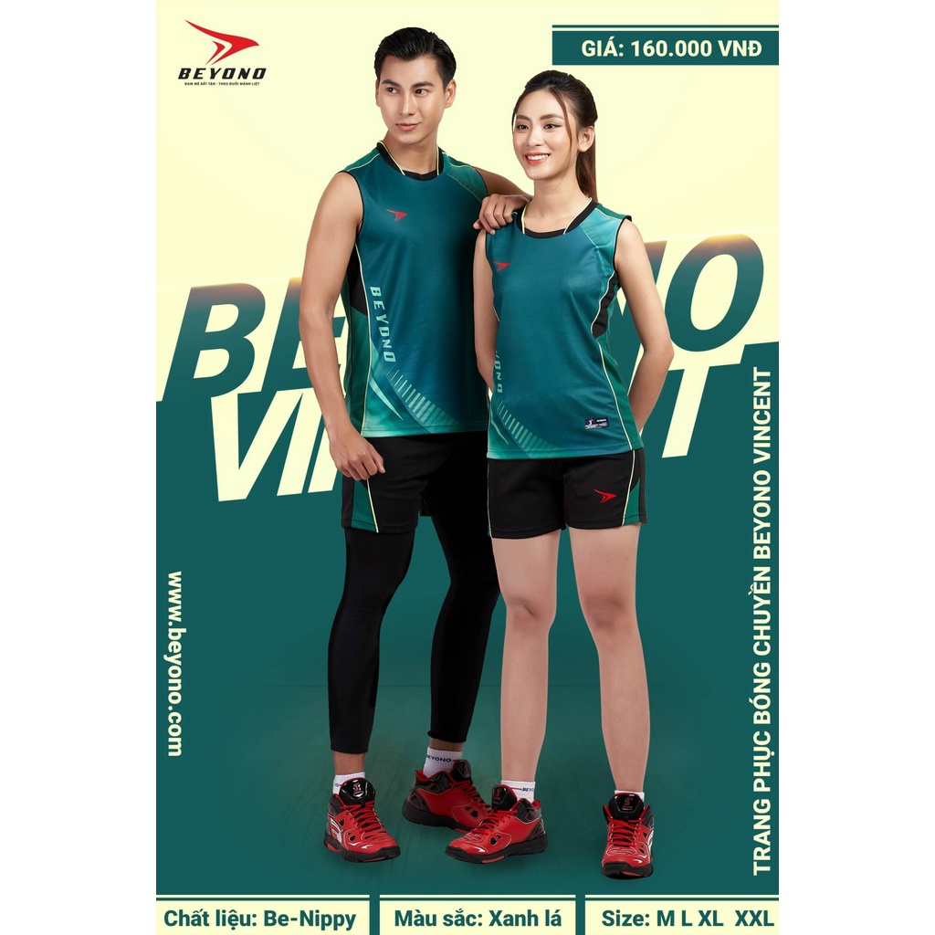 ÁO BÓNG CHUYỀN CẢ NAM NỮ BEYONO CHÍNH HÃNG