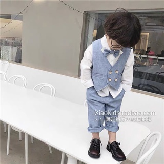 Bộ gile công tử 3 món cho bé