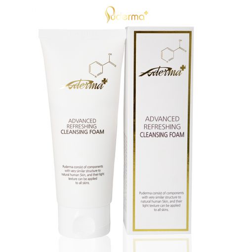 PUDERMA-  sữa rửa mặt Puderma Advanced Refreshing Cleansing Foam