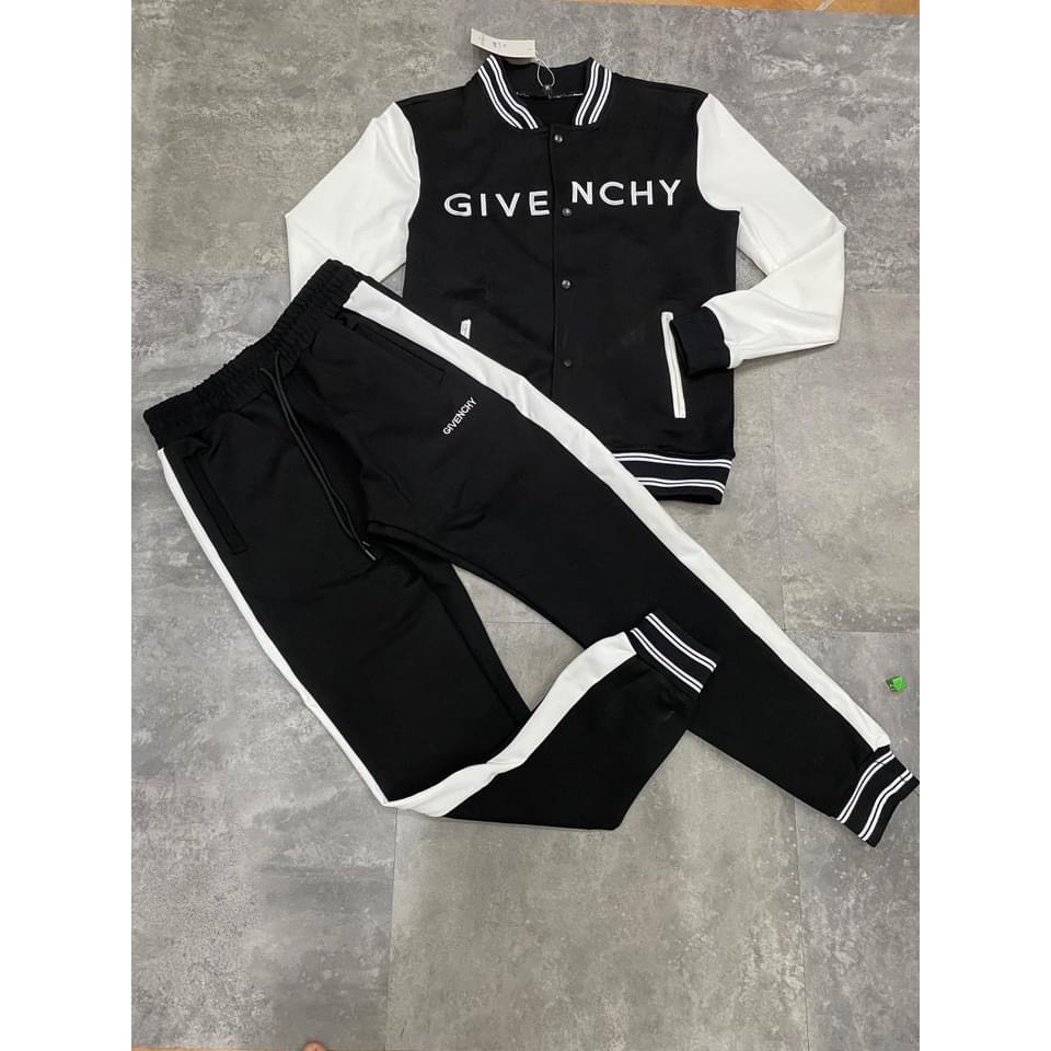 Bộ Nỉ Nam, Bộ Thu Đông Nam Givenchi Chất Liệu Nỉ Bóng Lót Mềm Mịn_BD03