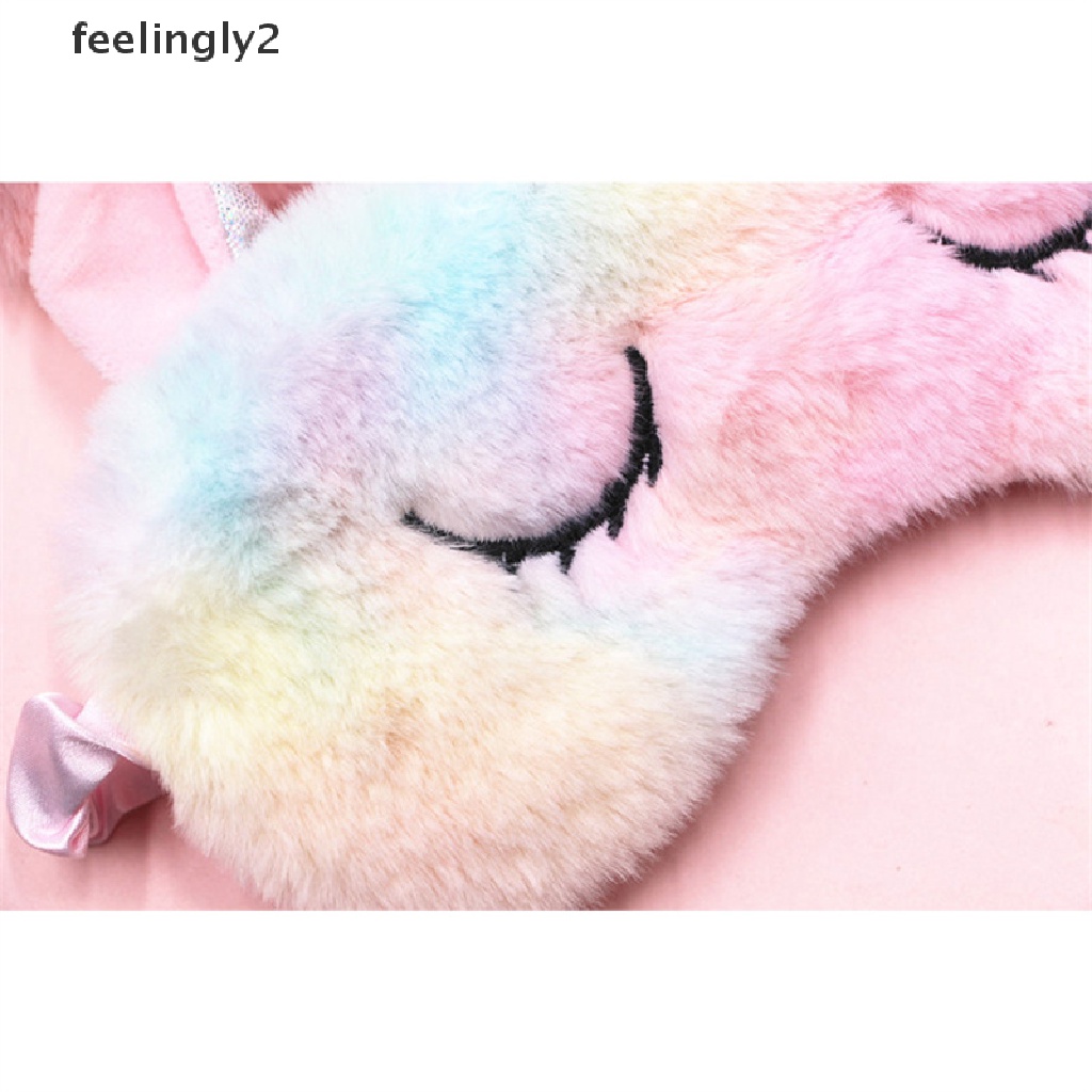 Miếng Bịt Mắt Ngủ Hình Kỳ Lân 3D Phủ Mắt Khi Đi Du Lịch