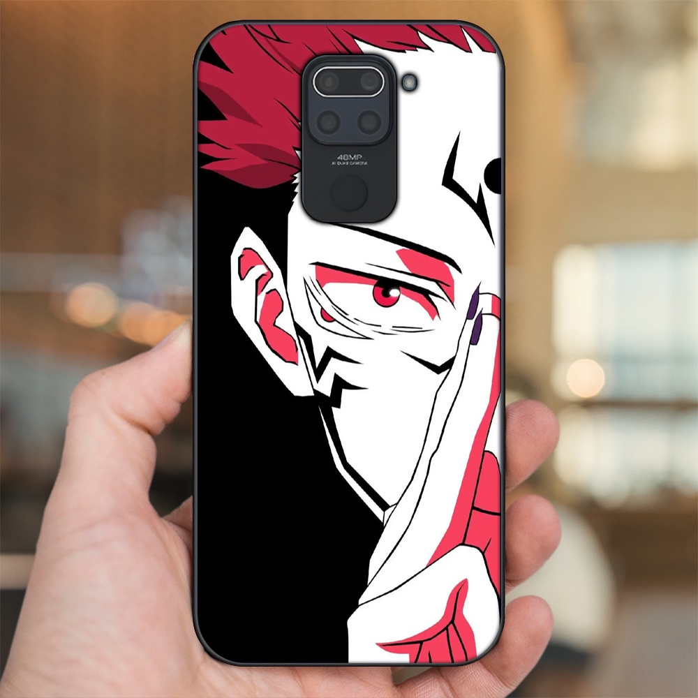 Ốp lưng Xiaomi Redmi Note 9 viền đen in hình Yuji Jujutsu Kaisen
