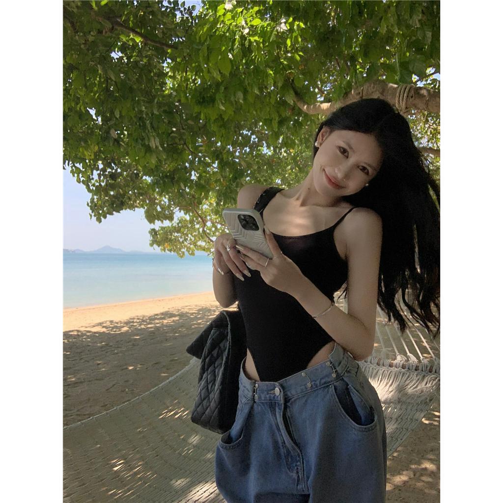 Cocory vn Áo Tank Top Hở Lưng Thời Trang Mùa Hè Quyến Rũ Cho Nữ