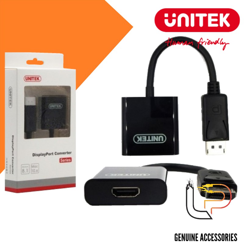 Cáp Chuyển Displayport To HDMI Unitek Y-C 5118DA