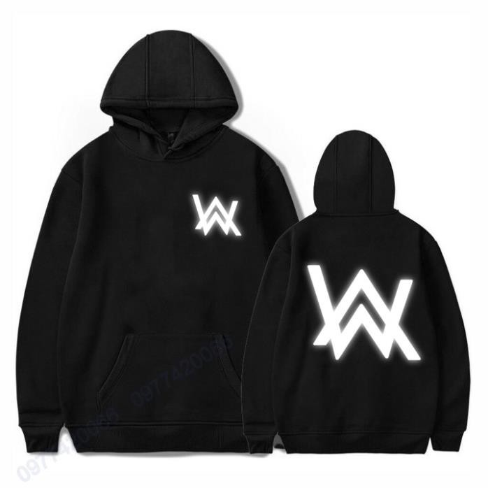 HOT- áo hoodie alan walker phản quang - áo chất