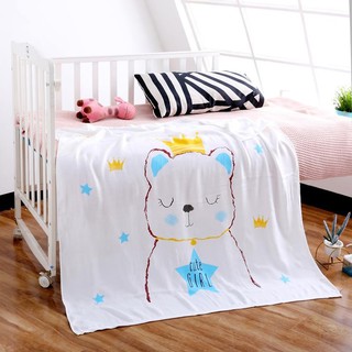 Chăn lụa 4 lớp thấm nước siêu mềm hàng cao cấp cho bé