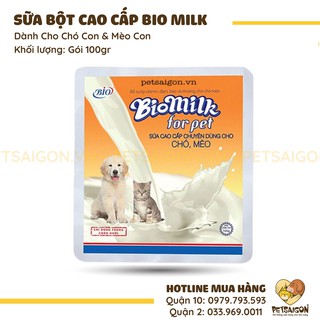 Sữa bột dinh dưỡng bio milk cho chó mèo
