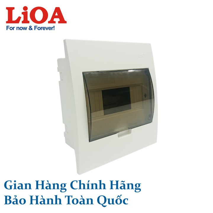 Tủ điện LiOA đế nhựa dùng cho MCB, MCCB, RCBO chứa 4 đến 8 aptomat (SE4FC4/8LA)