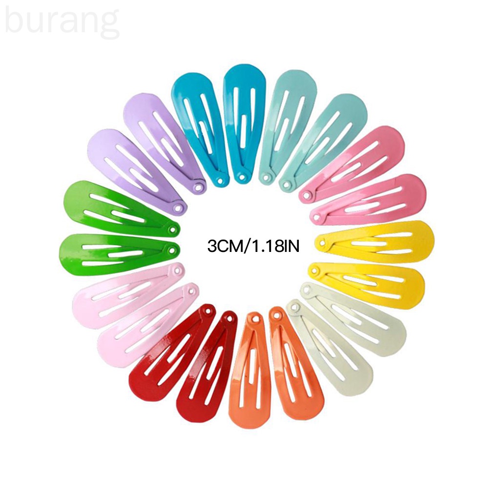 Set 50 Kẹp Tóc Kim Loại Màu Sắc Ngọt Ngào Cho Bé Gái