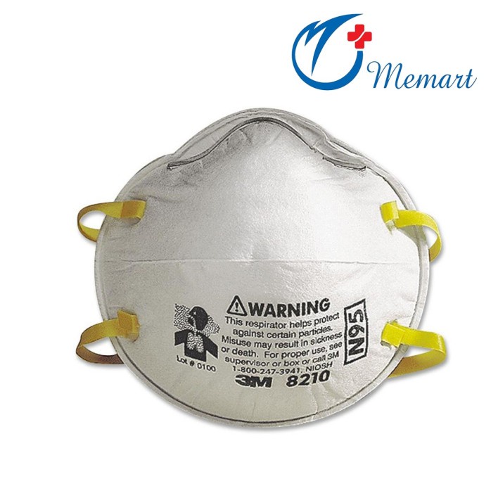 Khẩu Trang 3M 8210 N95 Nhập Khẩu Chính Hãng
