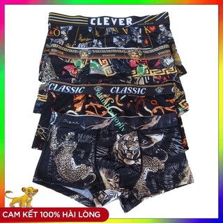 sịp đùi nam hoạt hình - sịp đùi nam họa tiết đẹp, sịp nam cao cấp thun lạnh (combo 4)