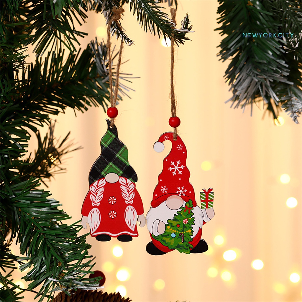 Tấm Gỗ Treo Trang Trí Chủ Đề Giáng Sinh