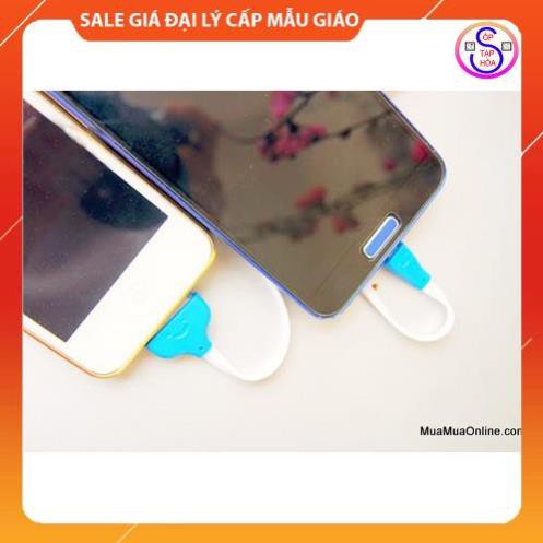 💎FREESHIP💎 Cáp Sạc 4 Đầu Xanh Dây Dài 1M Có Led