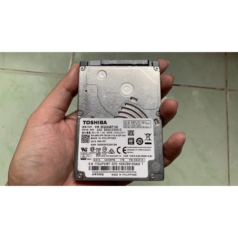 Ổ cứng HDD 1TB hàng zin bóc máy dùng cho Laptop, PC, PlayStation...
