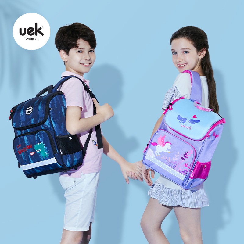 Balo UEK Student Bag Chống Gù Cao Cấp Cho Bé - Hàng Chính Hãng - 3 Loại