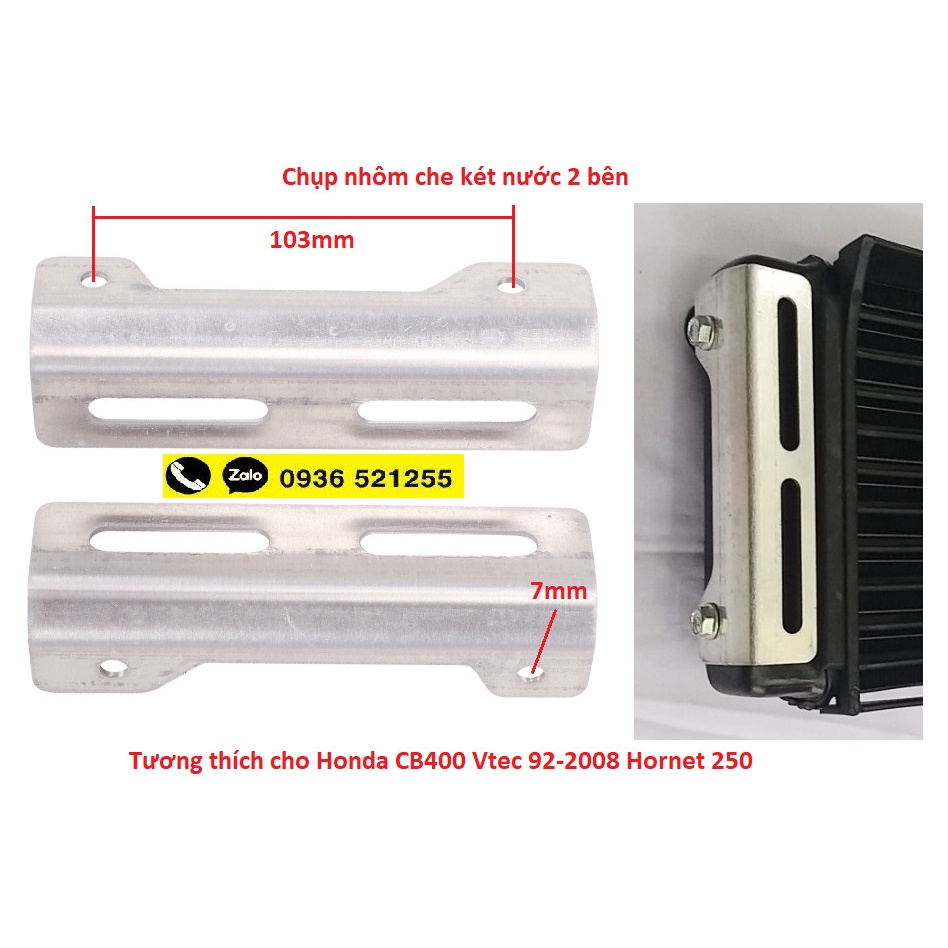 Che két nước Honda CB400 VTEC REVO màu đen hoặc Inox