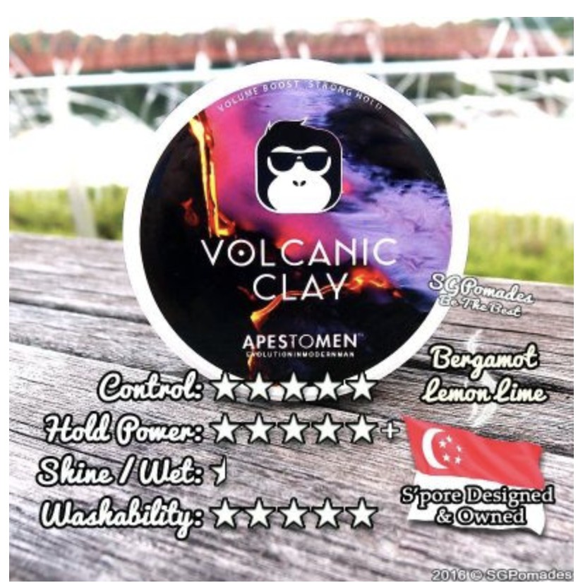 Sáp vuốt tóc nam Volcanic Clay 2020 ver 4 ( check SMS )