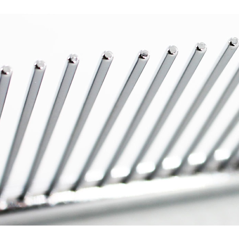 BÁN SỈ LƯỢC CHẢI LÔNG CHÓ MÈO BẰNG INOX SIZE 19*4CM (COMBO: 10 CÂY) - LOVE PETS SHOP