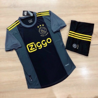 [Thun Thái] Bộ Quần Áo Bóng Đá CLB AJAX Amsterdam màu xanh than 2021