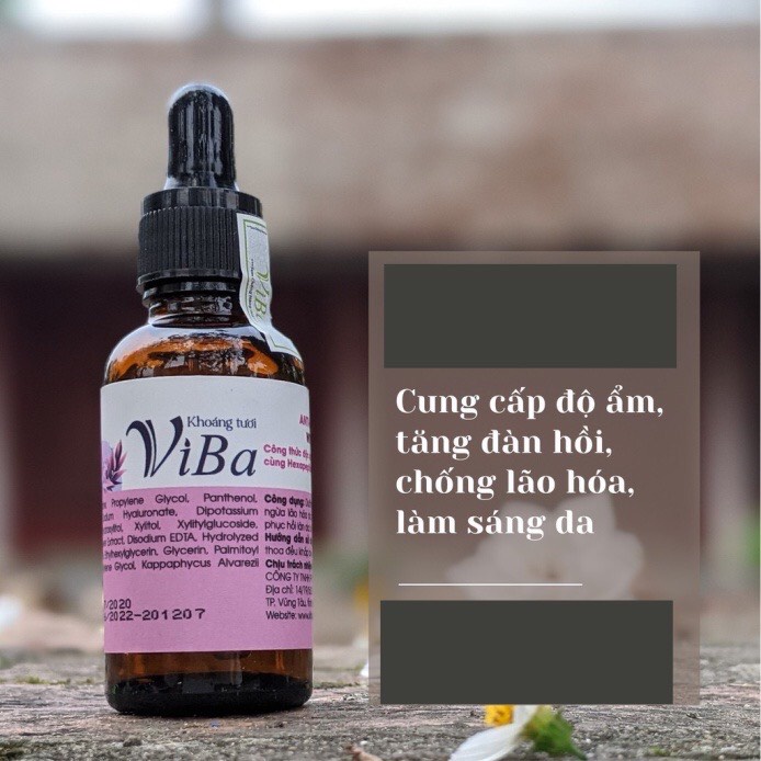 Serum dưỡng da, tinh chất dưỡng trẻ hóa da VIBA 30ml tác dụng dưỡng ẩm, sáng da, ngừa lão hóa bak