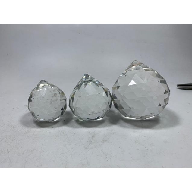 Quả Cầu Treo Thuỷ Tinh Phong Thuỷ Vát Cạnh Size 5cm, 6cm, 8cm | BigBuy360 - bigbuy360.vn